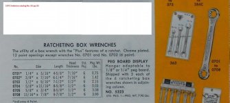 Indestro 0701 0702 0702 0704 0705 0708 SAE Ratcheting Box Wrench - 1972 Indestro catalog pp 35.jpg Indestro 0701 0702 0702 0704 0705 0708 SAE Ratcheting Box Wrench - 1972 Indestro catalog pp 35.jpg