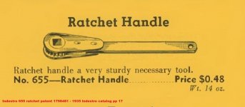 Indestro 655 1.2 dr. ratchet (patent 1798481) - 1935 Indestro catalog pp 17.jpg