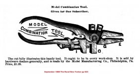 1888 The Rural New Yorker Model Mfg. Co. Combination Tool ad pp 623.jpg