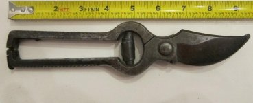 Unsco (Italy) bypass hand pruners (ebay 184725753167 01).jpg